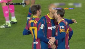 巴塞罗那3-0完胜赫塔菲，力压皇马缩小西甲榜首差距